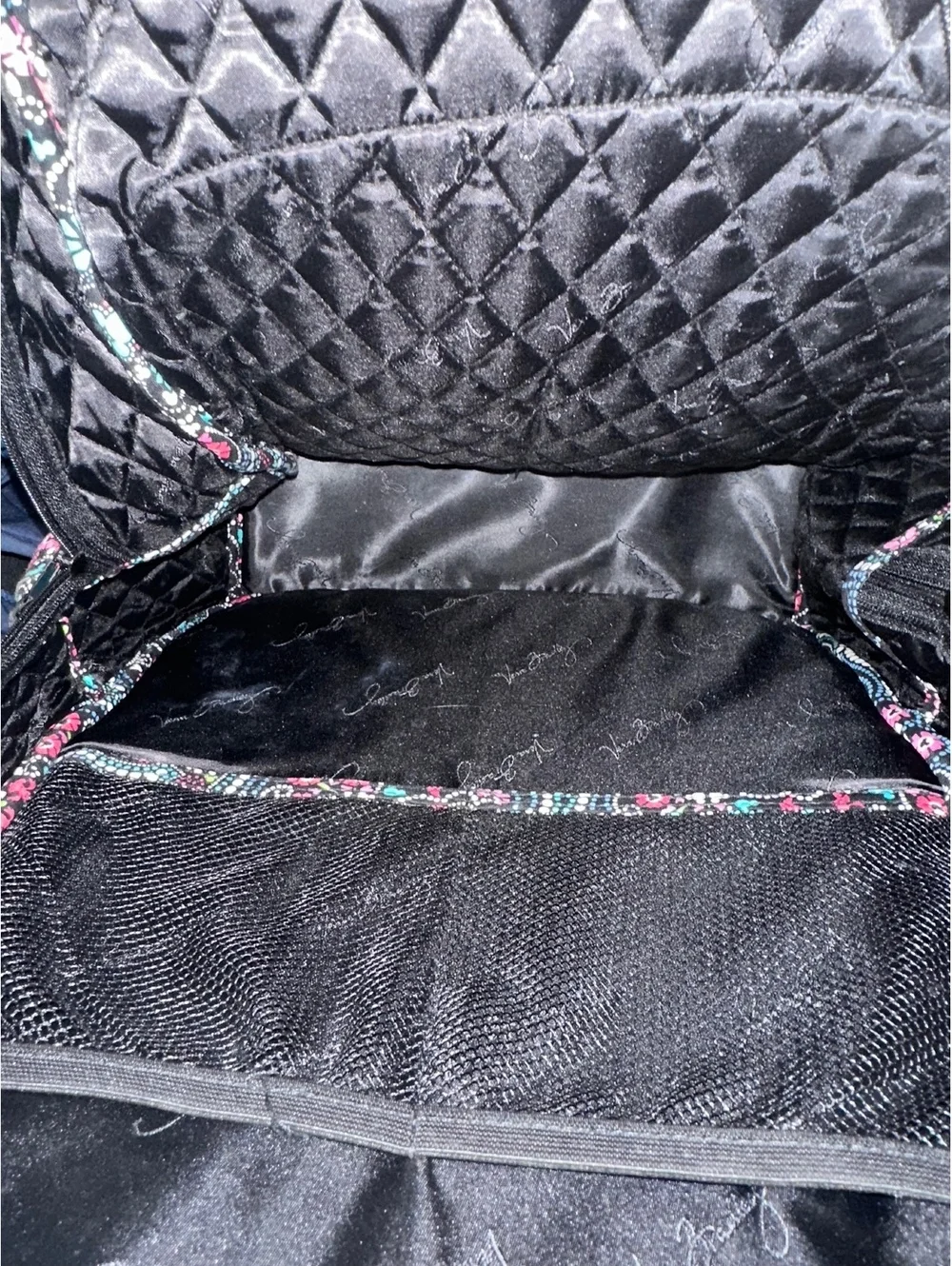 Vera Bradley- Disney Mickey and Minnie Mouse Medallion Patterned Campus Backpack